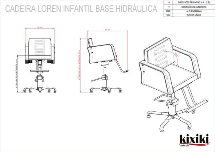 CAD LOREN INFANTIL BASE HIDRAULICA