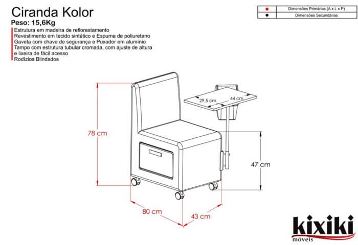 Ciranda Kolor Desenho tecnico 1