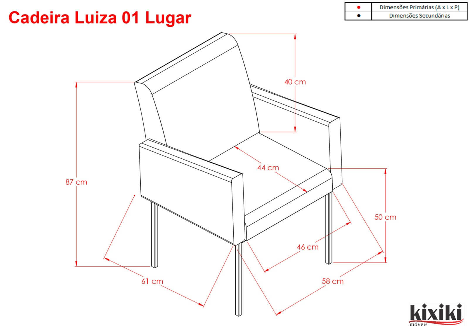 Desenho Tecnico Cadeira Luiza 01 Lugar 1