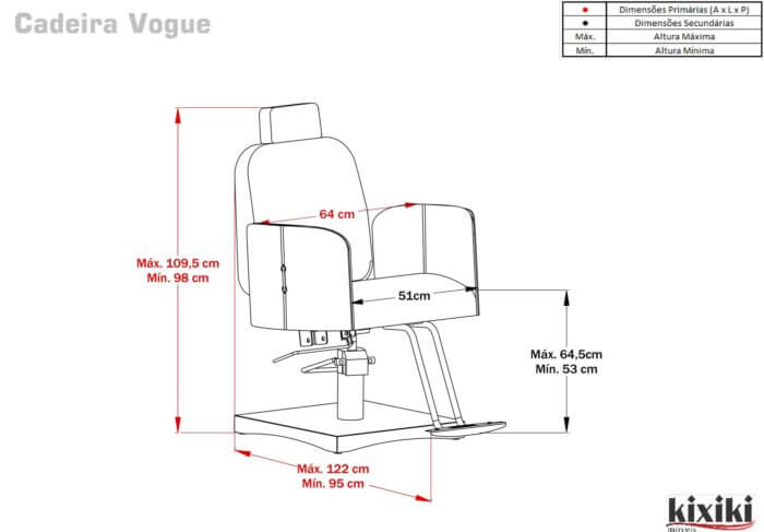 Desenho Tecnico Cadeira Vogue 1