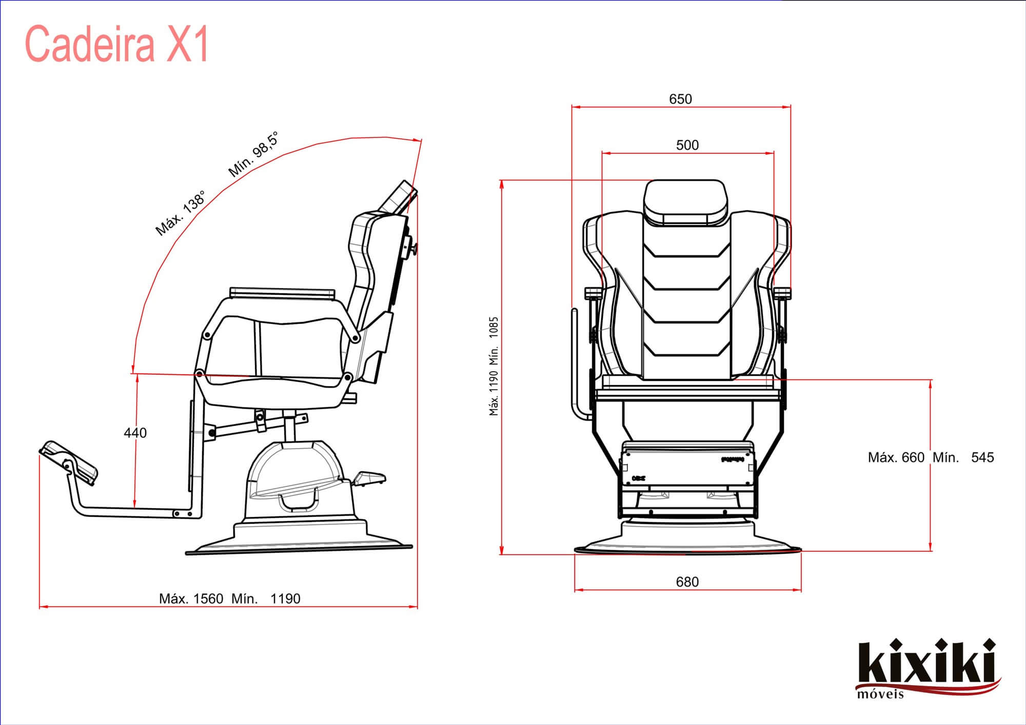 Desenho Tecnico Cadeira X1 site