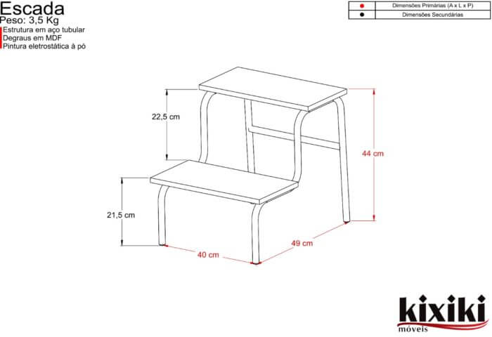 Escada Antiderrapante Desenho Tecnico