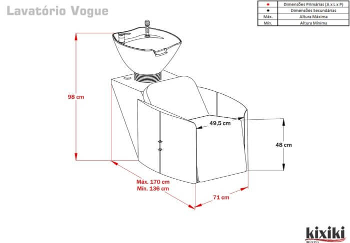 LAVATORIO VOGUE Desenho Tecnico 1