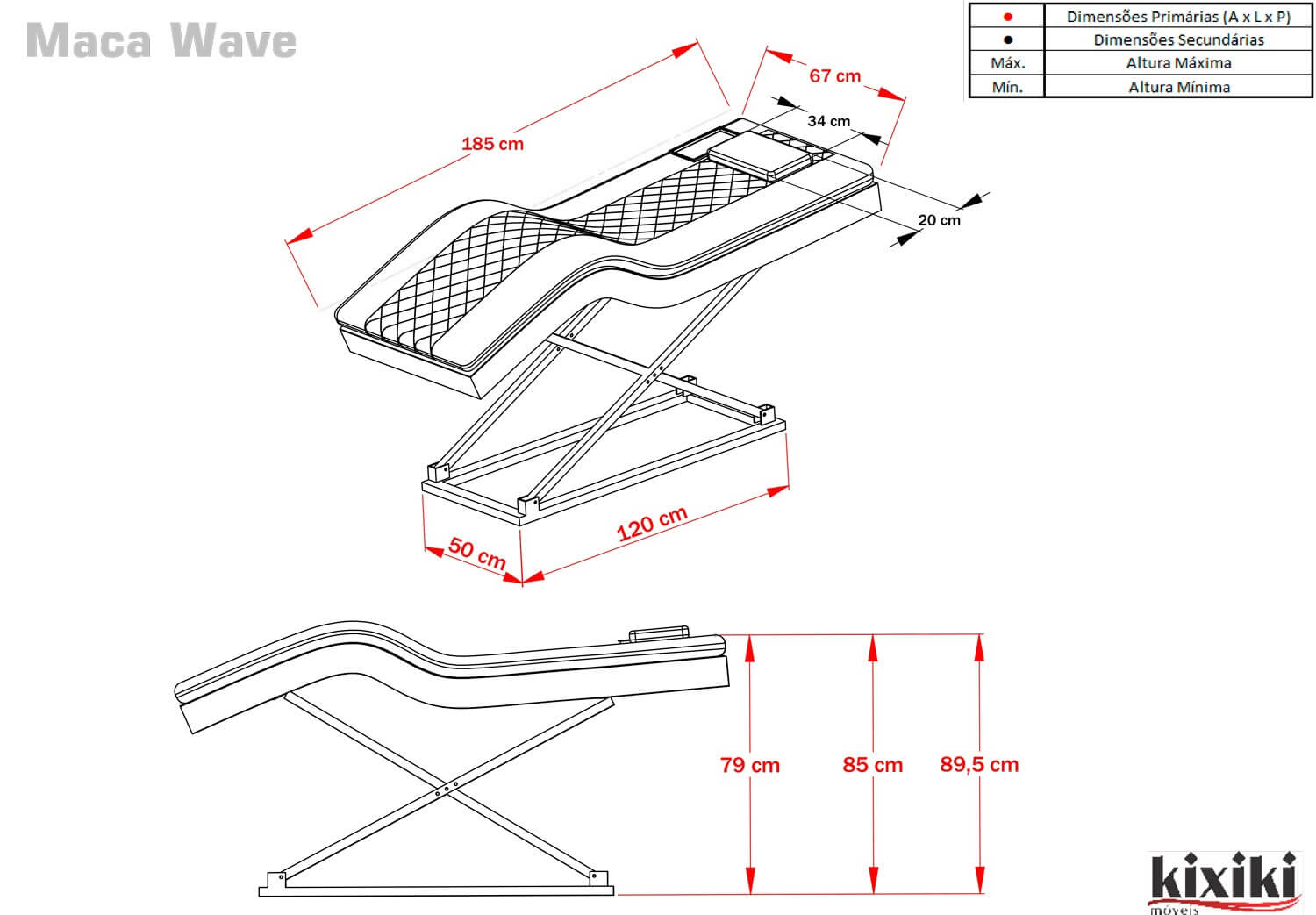 Maca Wave Desenho Tecnico