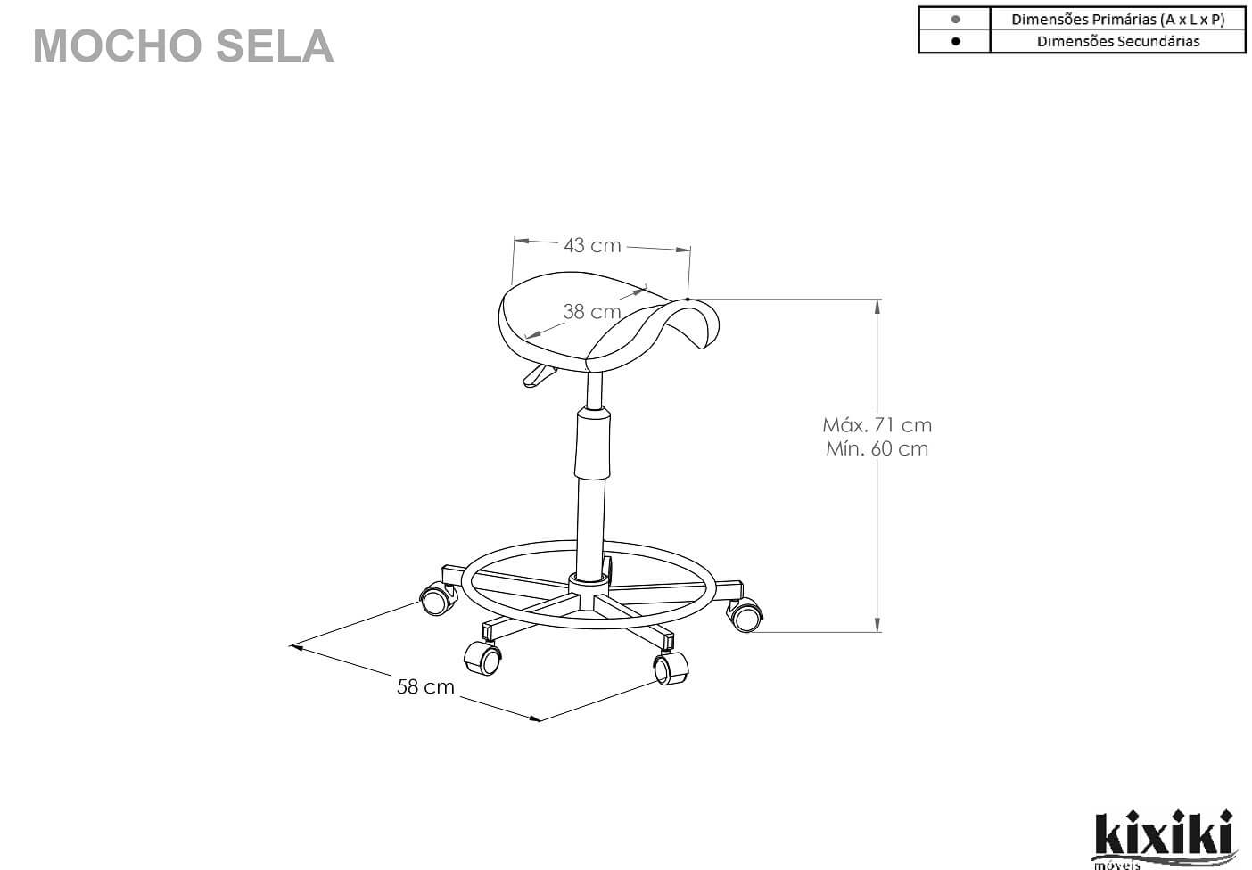 Desenho Técnico Mocho Sela